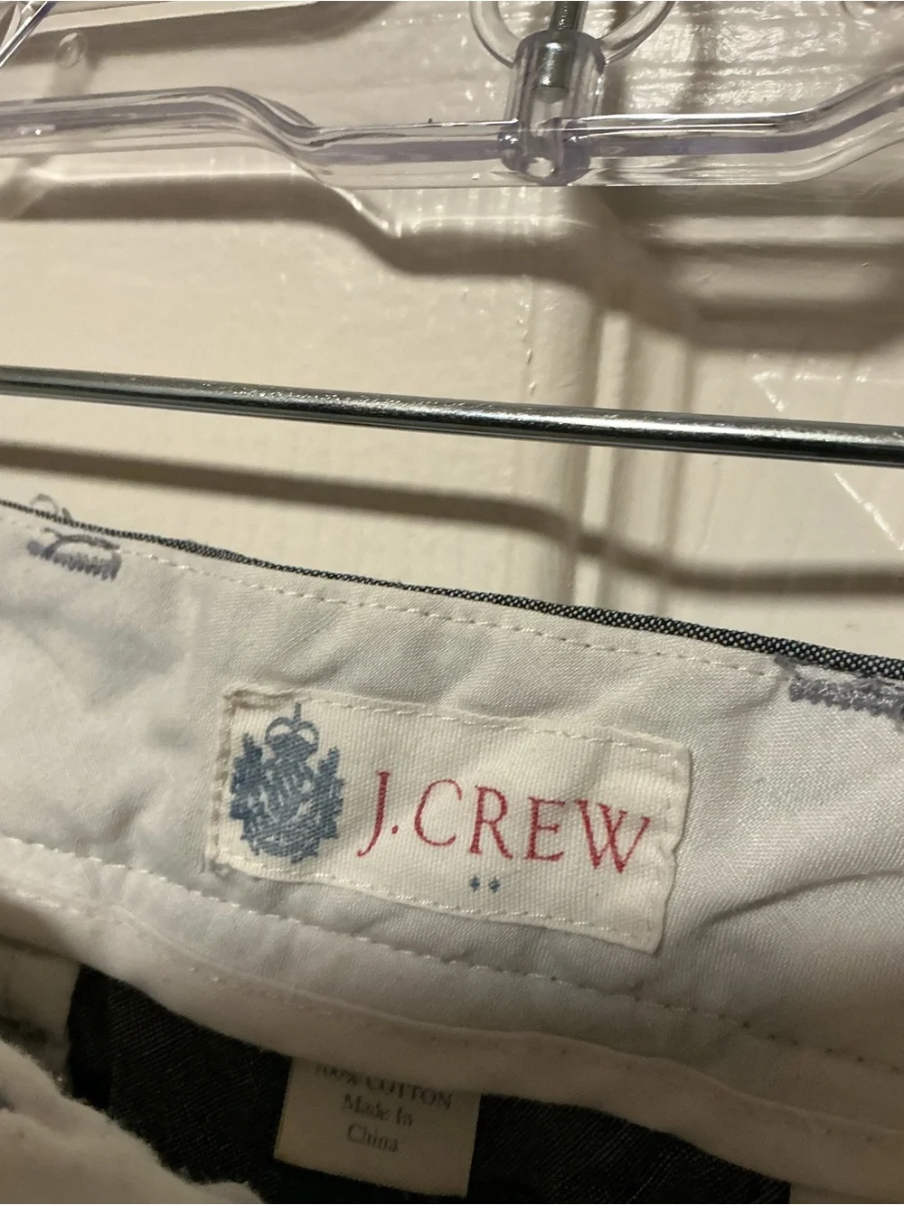 J. Crew Men’s Grey Flat-Front Shorts
